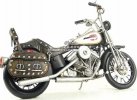 Medium Scale Handmade Tinplate Vintage Harley Davidson Model