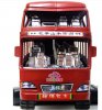 Kids Red / Blue Plastic Made Double Decker Bus Toy