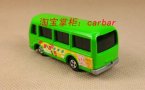 Green Mini Scale Kids School Bus Toy