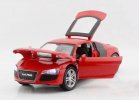 Kids White / Red / Black 1:32 Scale Diecast Audi R8 Toy