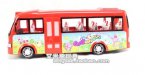 Red Cartoon Style Kids School Bus Toy