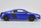 1:24 Scale Blue Maisto Diecast Audi R8 Exotics Model