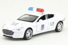 White 1:32 Scale Kids Police Diecast Aston Martin DB9 Toy