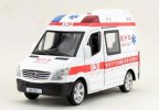 1:32 Red-White Ambulance Diecast Mercedes Benz Sprinter Toy