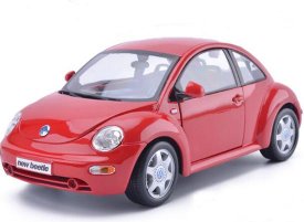 1:18 Scale Maisto Blue /Red /Yellow Diecast VW New Beetle Model