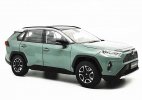White / Blue 1:18 Scale Diecast 2020 Toyota RAV4 Model