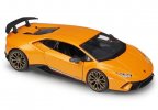 Orange Bburago Diecast Lamborghini Huracan Performante Model