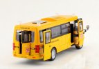 Kids Yellow Pull-Back Function Die-Cast School Bus Toy