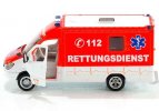 White-Red SIKU 2108 Diecast Mercedes-Benz Ambulance Van Toy