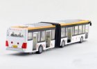 Long Size Kids White / Red / Yellow Articulated BeiJing City Bus