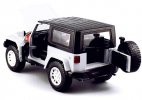 Yellow / Red / White 1:32 Scale Kids Diecast Jeep Wrangler Toy