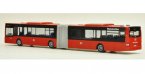Red 1:87 Scale Rietze Man Lions Articulated City Bus Model