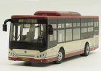 Red 1:43 Scale Diecast Sunlong SLK6109 Tianjin City Bus Model
