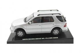 Kids 1:43 Scale Silver MERCEDES-Benz ML-CLASS 2003 Toy