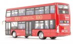 Red 1:76 Scale CMNL Scania Souvenir Edition Double-Deck Bus