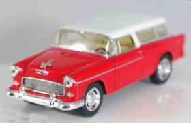 Red / Wine Red / Green / Blue 1:36 Diecast Chevrolet Nomad Toy