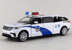 White Kids 1:32 Police Diecast Land Rover Range Rover Velar Toy