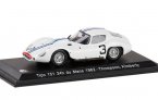 White 1:43 Diecast 1962 Maserati Tipo 151 24h Du Mans Model