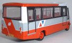 1:76 Scale Orange Northumbria Mercedes Benz Bus Model