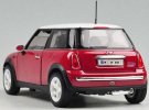 Red / Yellow / Silver 1:18 Scale Welly Diecast Mini Cooper Model