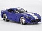 Blue Maisto1:24 Scale Diecast 2013 Dodge SRT Viper GTS Model