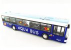 Kids White-Blue Diecast Sentosa Aqua City Bus Toy