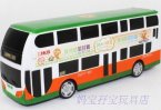 Kids Yellow / Green / Golden R/C Hong Kong Double Decker Bus Toy