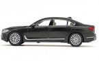1:43 Scale Silver / Black / Blue Diecast BMW 7 Series Model