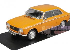 Orange 1:43 Scale Minichamps Diecast Peugeot 304 Coupe Model
