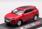 1:43 Scale Gray / Red Plastic 2022 Changan CS55 Plus SUV Model