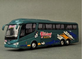 1:50 Green / Silver Cararama Scania Irizar pb Tour Bus Model
