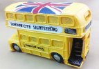 Red / Green / Yellow / Blue Saving Box London Double Decker Bus