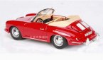 1:24 Scale Red / Black Bburago Diecast 1961 Porsche 356B Model