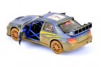 1:36 Scale Blue Kids Muddy Diecast Subaru IMPREZA Toy