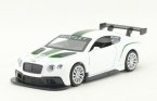 Kids 1:43 Scale White Diecast Bentley Continental GT3 Toy
