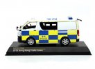 TINY 1:43 Scale Hong Kong Traffic Police Diecast Toyota HIACE