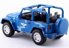 Blue 1:32 Scale Kids Air Force Diecast Jeep Car Toy