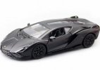 Matte Black / Golden 1:36 Scale Diecast Lamborghini Sian Toy