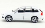 1:36 Scale Kids White / Blue Welly Diecast Volvo XC90 Toy