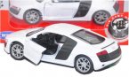 Kids 1:36 Scale Welly Diecast Audi R8 V10 Toy