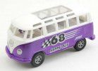 Kids 1:43 Scale Blue / Red / Purple / Green VW Bus Toy