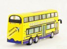 Yellow Hong Kong Airport Express Diecast Double Decker Bus Toy