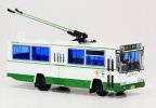 White 1:76 SK5105GP NO.101 Diecast GuangZhou Trolley Bus Model