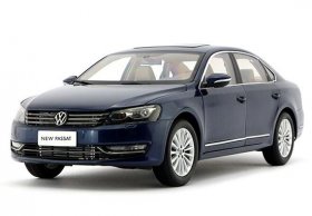 Blue / Gray / Black 1:18 Scale Diecast VW New Passat Model