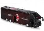 Black-Red A.C. Milan Painting Kids Diecast Coach Bus Toy