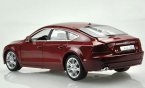 Red / Silver 1:24 Scale Diecast Audi A7 Toy
