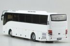 Blue / White 1:43 Scale Diecast Volvo 900i Silver Bus Model
