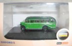 Mini Scale Green Oxford Die-Cast Vintage Bus Model