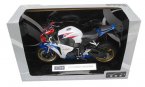 1:12 Scale Diecast Honda CBR1000RR Motorcycle Model White-Red