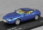 1:43 Blue Diecast 2003 Aston Martin DB 7 Zagato Car Model